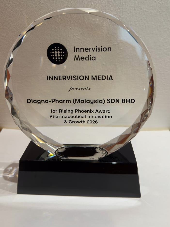 Rising Phoenix Award 2026 — glass trophy